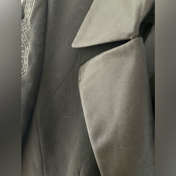 Vintage 1980s Escada black wool blazer by Margaretha Ley size 42 - Picture 6 of 15